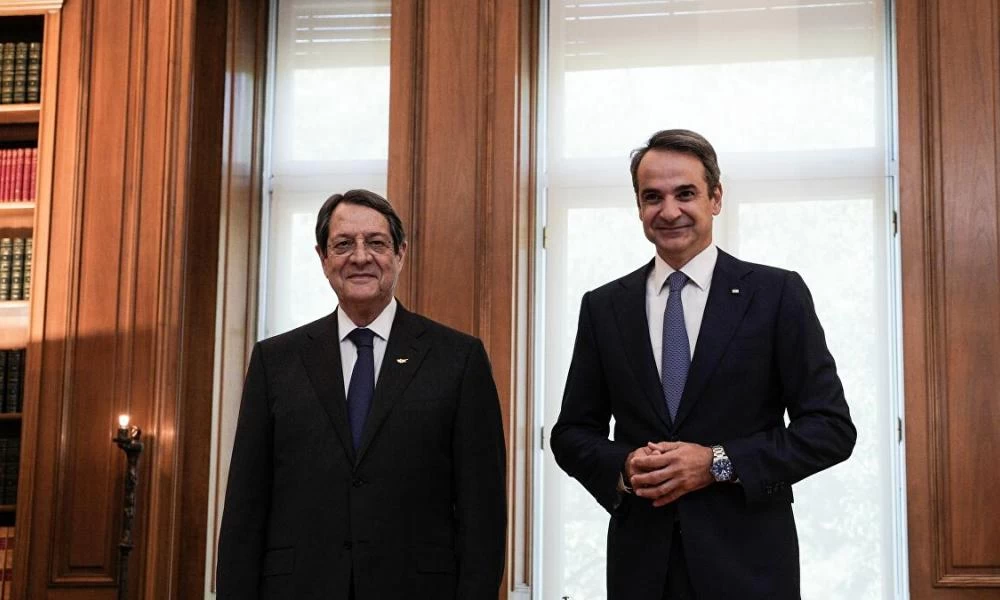 Μητσοτάκης σε Αναστασιάδη: "Να συντονιστούμε απέναντι στην τουρκική προκλητικότητα"